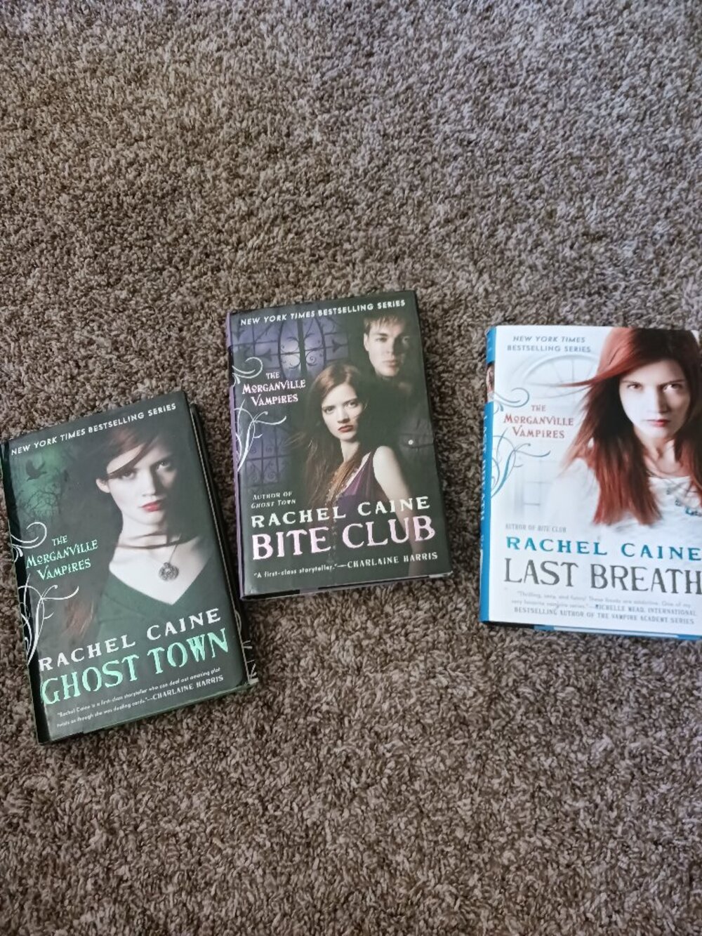 Rachel Caine's Morganville Vampires books 9-11